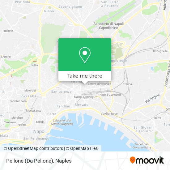 Pellone (Da Pellone) map