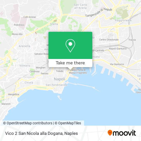 Vico 2 San Nicola alla Dogana map