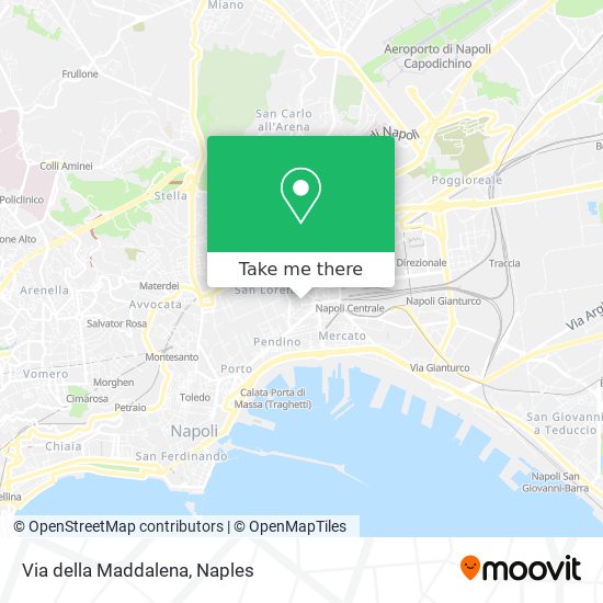 Via della Maddalena map