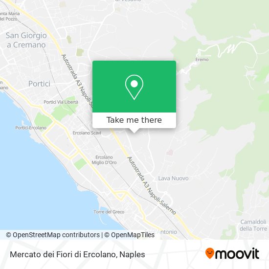 Mercato dei Fiori di Ercolano map