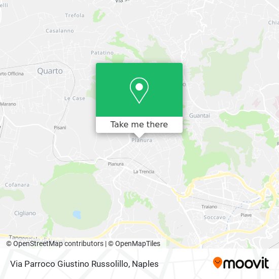 Via Parroco Giustino Russolillo map