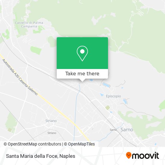Santa Maria della Foce map