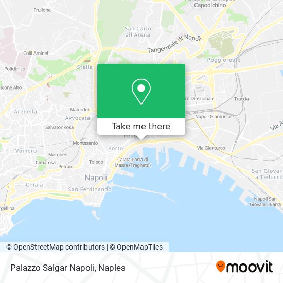 Palazzo Salgar Napoli map