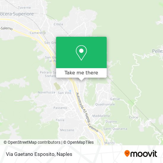 Via Gaetano Esposito map