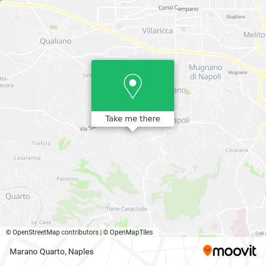 Marano Quarto map