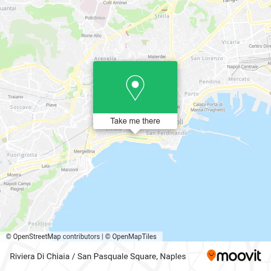 Riviera Di Chiaia / San Pasquale Square map