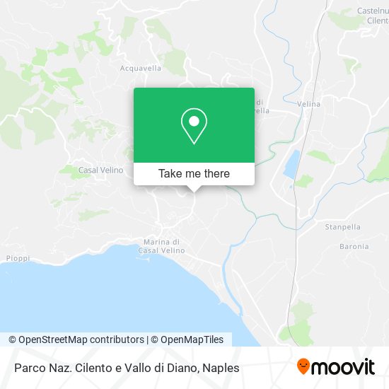 Parco Naz. Cilento e Vallo di Diano map