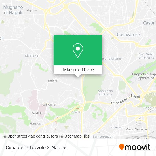 Cupa delle Tozzole 2 map