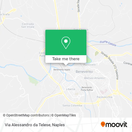Via Alessandro da Telese map