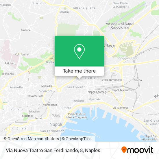 Via Nuova Teatro San Ferdinando, 8 map