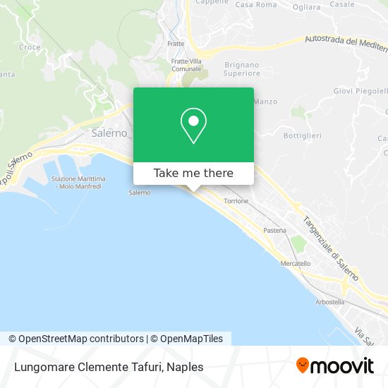 Lungomare Clemente Tafuri map