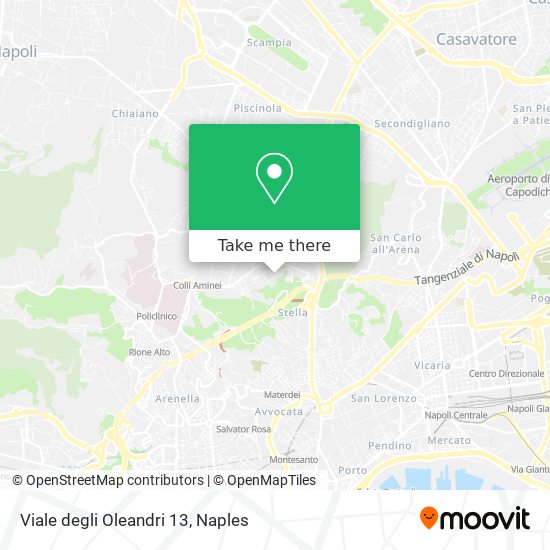 Viale degli Oleandri 13 map