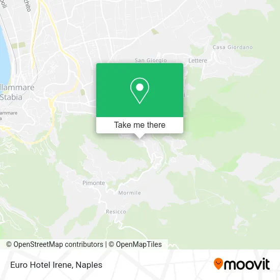 Euro Hotel Irene map