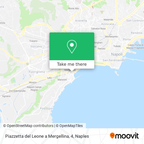 Piazzetta del Leone a Mergellina, 4 map
