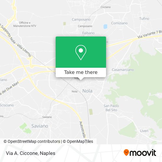 Via A. Ciccone map