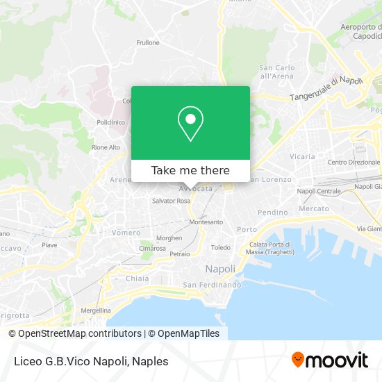 Liceo G.B.Vico Napoli map
