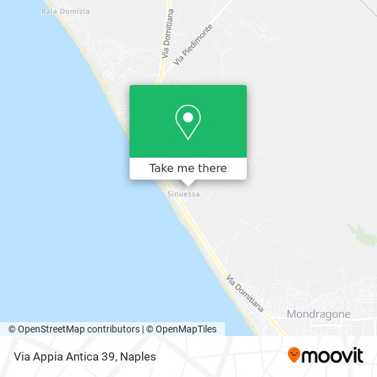 Via Appia Antica 39 map