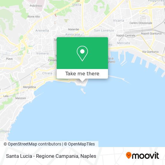 Santa Lucia - Regione Campania map