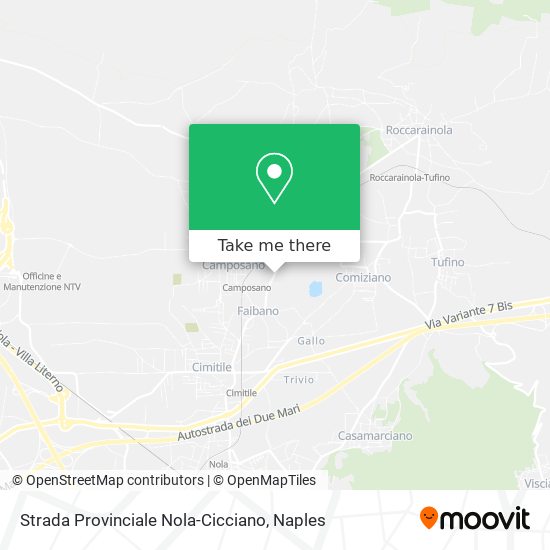 Strada Provinciale Nola-Cicciano map