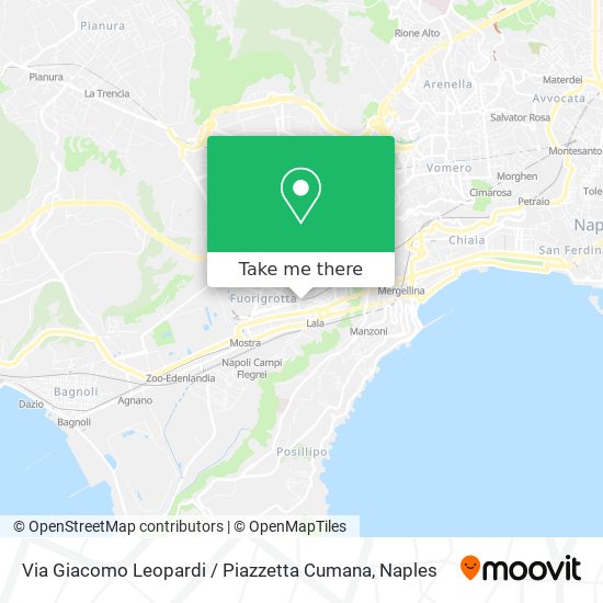 Via Giacomo Leopardi / Piazzetta Cumana map
