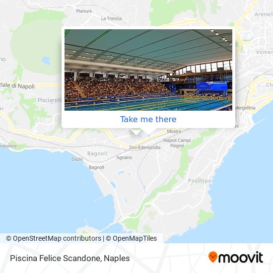 Piscina Felice Scandone map