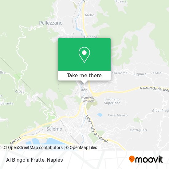 Al Bingo a Fratte map