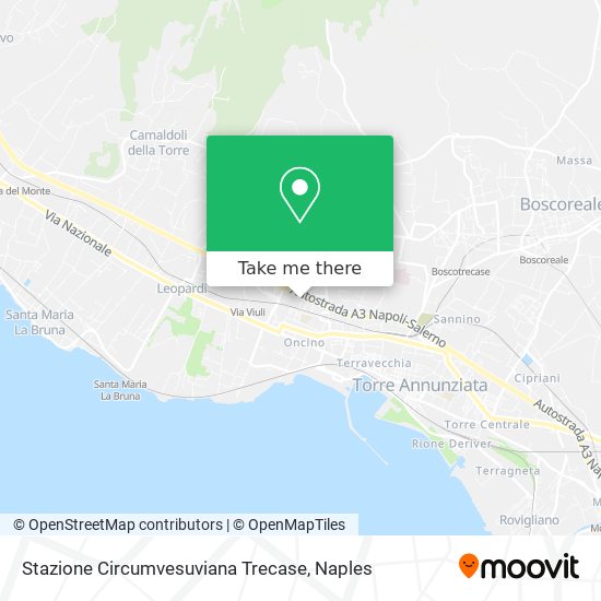 Stazione Circumvesuviana Trecase map