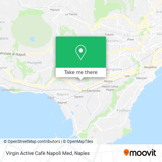 Virgin Active Cafè Napoli Med map