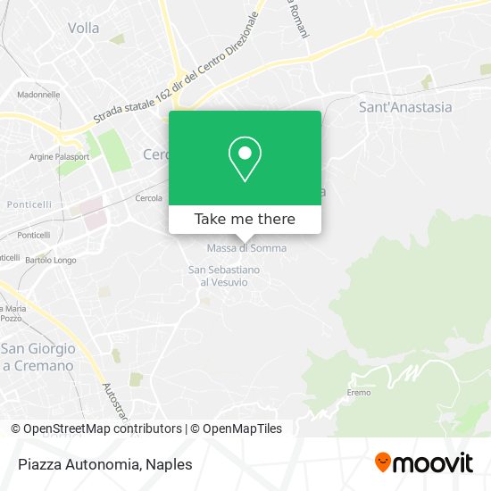 Piazza Autonomia map