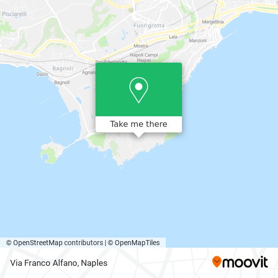 Via Franco Alfano map