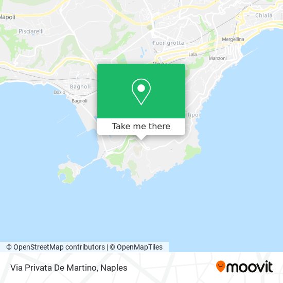 Via Privata De Martino map