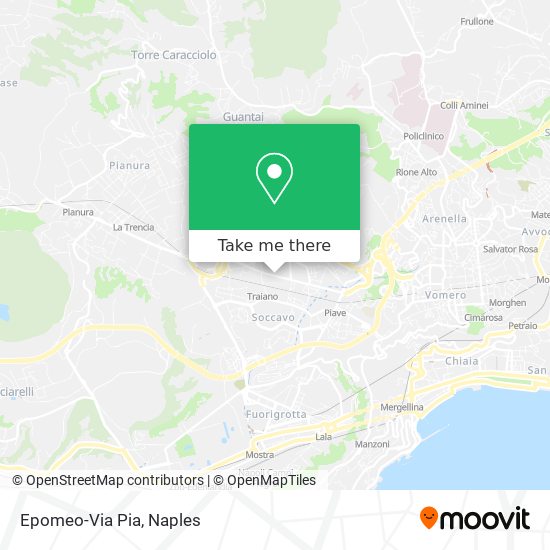 Epomeo-Via Pia map