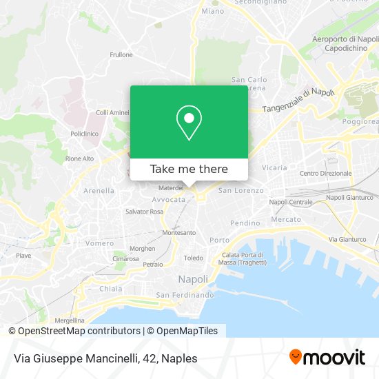 Via Giuseppe Mancinelli, 42 map