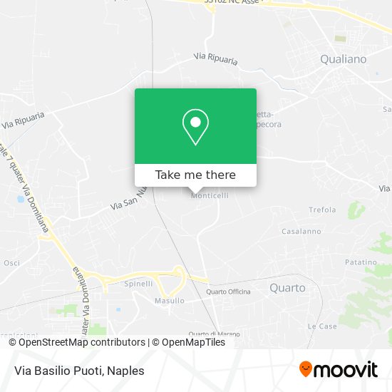 Via Basilio Puoti map