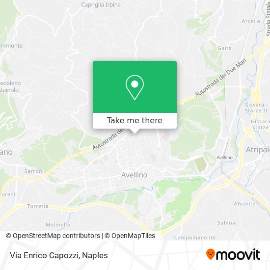 Via Enrico Capozzi map