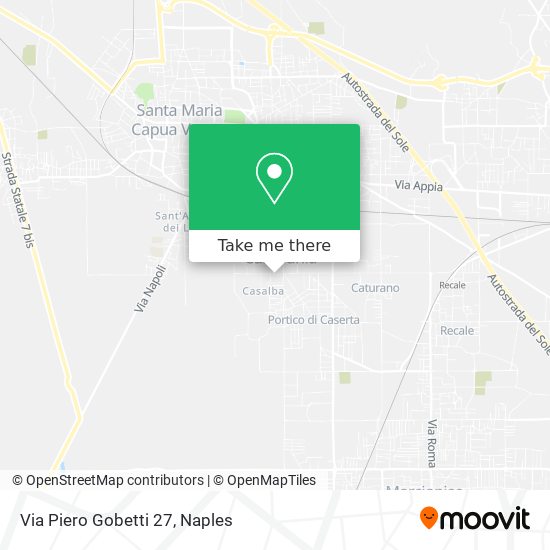 Via Piero Gobetti 27 map