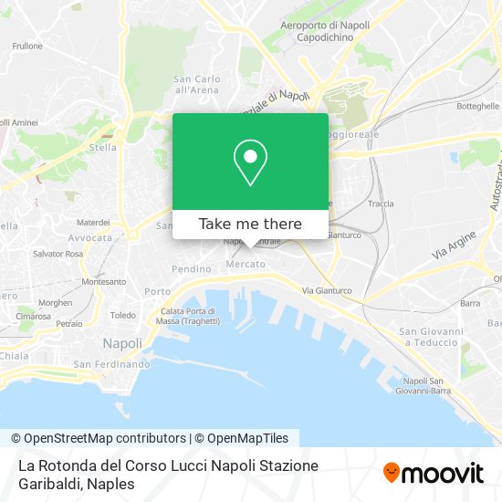 La Rotonda del Corso Lucci Napoli Stazione Garibaldi map