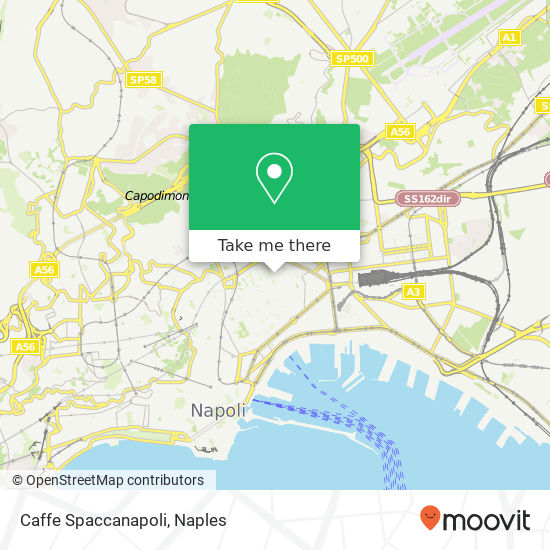 Caffe Spaccanapoli map