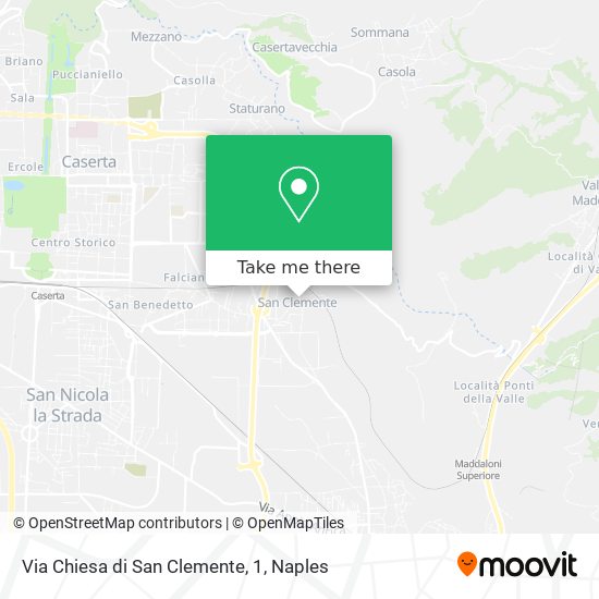 Via Chiesa di San Clemente, 1 map