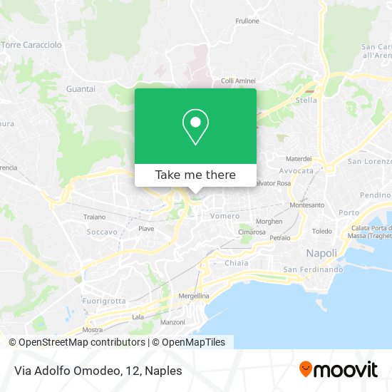 Via Adolfo Omodeo, 12 map