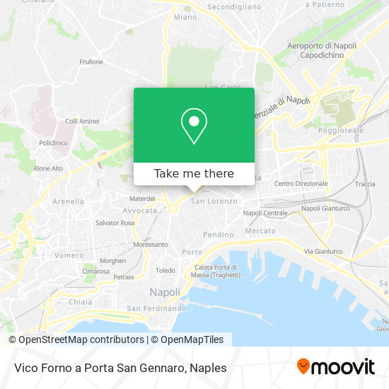 Vico Forno a Porta San Gennaro map