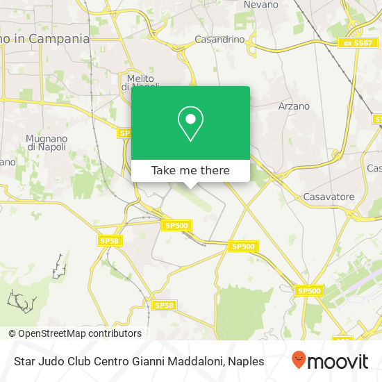 Star Judo Club Centro Gianni Maddaloni map