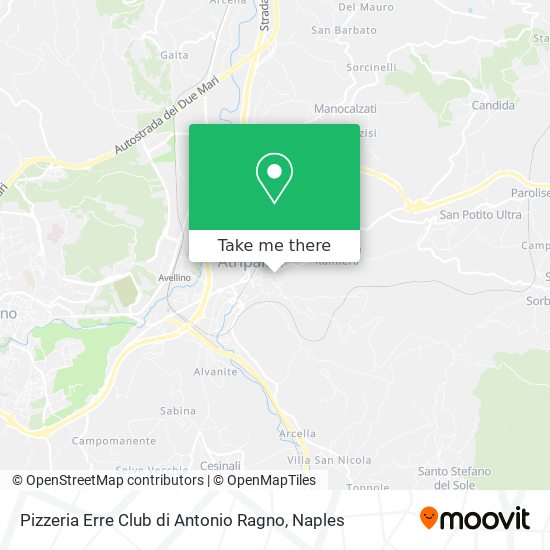 Pizzeria Erre Club di Antonio Ragno map