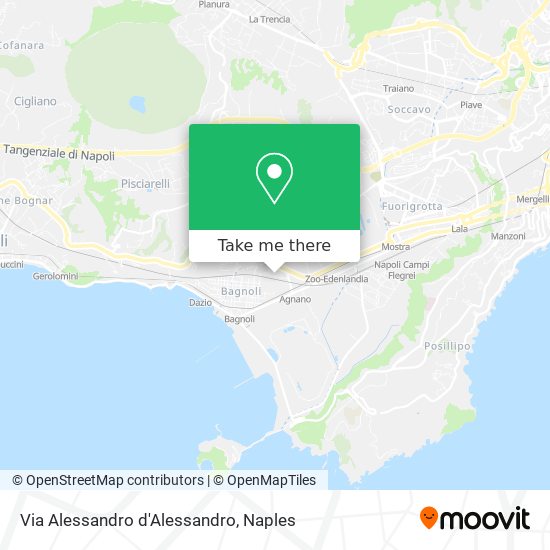Via Alessandro d'Alessandro map
