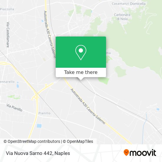 Via Nuova Sarno 442 map