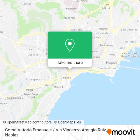 Corso Vittorio Emanuele / Via Vincenzo Arangio Ruiz map
