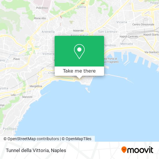Tunnel della Vittoria map