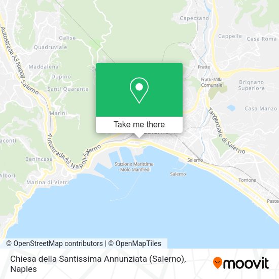 Chiesa della Santissima Annunziata (Salerno) map