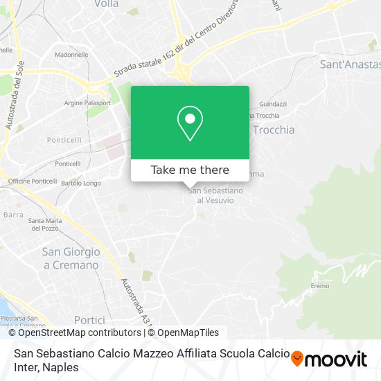 San Sebastiano Calcio Mazzeo Affiliata Scuola Calcio Inter map