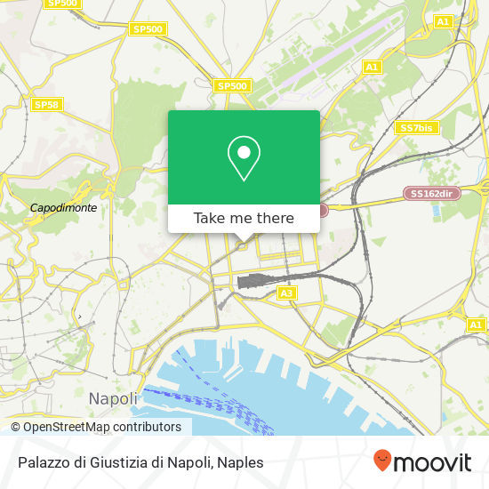 Palazzo di Giustizia di Napoli map